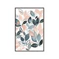 Picture of Pink and Gray Flowers II  _GroupedProduct_Rectangle_Portrait_Canvas_Framed_