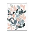 Picture of Pink and Gray Flowers II  _GroupedProduct_Rectangle_Portrait_Canvas_Framed_