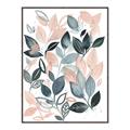 Picture of Pink and Gray Flowers II  _GroupedProduct_Rectangle_Portrait_Canvas_Framed_