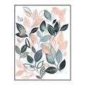 Picture of Pink and Gray Flowers II  _GroupedProduct_Rectangle_Portrait_Canvas_Framed_