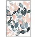 Picture of Pink and Gray Flowers II  _GroupedProduct_Rectangle_Portrait_Canvas_Framed_