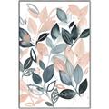 Picture of Pink and Gray Flowers II  _GroupedProduct_Rectangle_Portrait_Canvas_Framed_