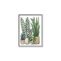 Picture of Plant Party I  _GroupedProduct_Rectangle_Portrait_Canvas_Framed_