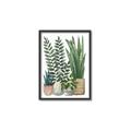 Picture of Plant Party I  _GroupedProduct_Rectangle_Portrait_Canvas_Framed_