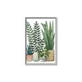 Picture of Plant Party I  _GroupedProduct_Rectangle_Portrait_Canvas_Framed_