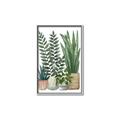 Picture of Plant Party I  _GroupedProduct_Rectangle_Portrait_Canvas_Framed_