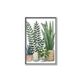 Picture of Plant Party I  _GroupedProduct_Rectangle_Portrait_Canvas_Framed_