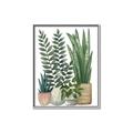 Picture of Plant Party I  _GroupedProduct_Rectangle_Portrait_Canvas_Framed_