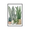 Picture of Plant Party I  _GroupedProduct_Rectangle_Portrait_Canvas_Framed_