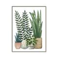 Picture of Plant Party I  _GroupedProduct_Rectangle_Portrait_Canvas_Framed_