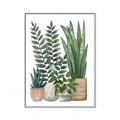 Picture of Plant Party I  _GroupedProduct_Rectangle_Portrait_Canvas_Framed_