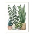 Picture of Plant Party I  _GroupedProduct_Rectangle_Portrait_Canvas_Framed_