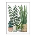 Picture of Plant Party I  _GroupedProduct_Rectangle_Portrait_Canvas_Framed_