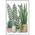 Picture of Plant Party I  _GroupedProduct_Rectangle_Portrait_Canvas_Framed_