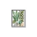 Picture of Plant Party II  _GroupedProduct_Rectangle_Portrait_Canvas_Framed_