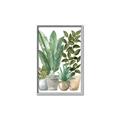Picture of Plant Party II  _GroupedProduct_Rectangle_Portrait_Canvas_Framed_