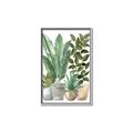 Picture of Plant Party II  _GroupedProduct_Rectangle_Portrait_Canvas_Framed_