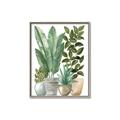 Picture of Plant Party II  _GroupedProduct_Rectangle_Portrait_Canvas_Framed_