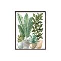 Picture of Plant Party II  _GroupedProduct_Rectangle_Portrait_Canvas_Framed_