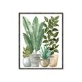 Picture of Plant Party II  _GroupedProduct_Rectangle_Portrait_Canvas_Framed_