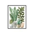 Picture of Plant Party II  _GroupedProduct_Rectangle_Portrait_Canvas_Framed_