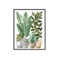 Picture of Plant Party II  _GroupedProduct_Rectangle_Portrait_Canvas_Framed_