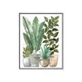 Picture of Plant Party II  _GroupedProduct_Rectangle_Portrait_Canvas_Framed_