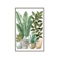 Picture of Plant Party II  _GroupedProduct_Rectangle_Portrait_Canvas_Framed_