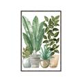 Picture of Plant Party II  _GroupedProduct_Rectangle_Portrait_Canvas_Framed_