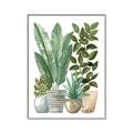 Picture of Plant Party II  _GroupedProduct_Rectangle_Portrait_Canvas_Framed_