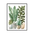Picture of Plant Party II  _GroupedProduct_Rectangle_Portrait_Canvas_Framed_