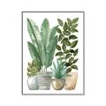 Picture of Plant Party II  _GroupedProduct_Rectangle_Portrait_Canvas_Framed_