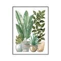Picture of Plant Party II  _GroupedProduct_Rectangle_Portrait_Canvas_Framed_