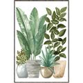 Picture of Plant Party II  _GroupedProduct_Rectangle_Portrait_Canvas_Framed_