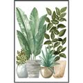 Picture of Plant Party II  _GroupedProduct_Rectangle_Portrait_Canvas_Framed_