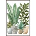 Picture of Plant Party II  _GroupedProduct_Rectangle_Portrait_Canvas_Framed_