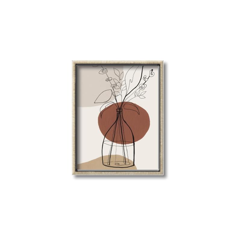 Picture of Line Drawn Fun Netural II _GroupedProduct_Rectangle_Portrait_Canvas_Framed_