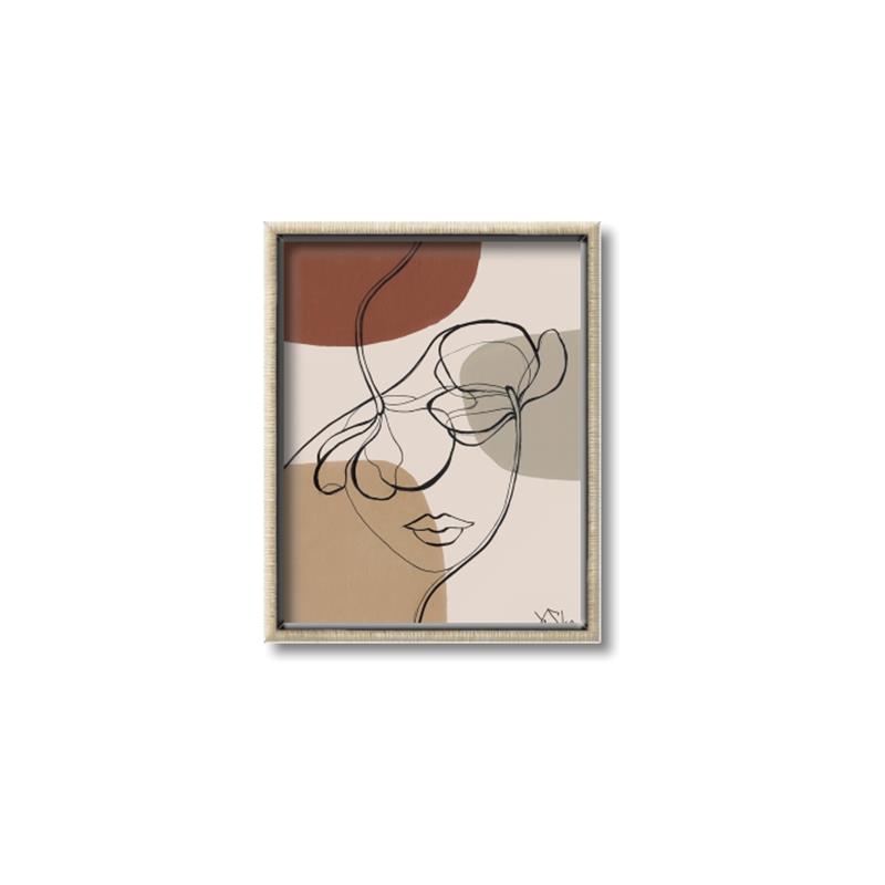 Picture of Line Drawn Fun Neutral I _GroupedProduct_Rectangle_Portrait_Canvas_Framed_