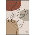 Picture of Line Drawn Fun Neutral I _GroupedProduct_Rectangle_Portrait_Canvas_Framed_