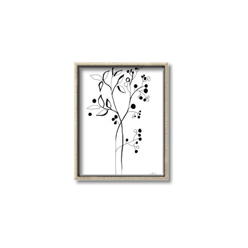 Picture of Branches Drawing _GroupedProduct_Rectangle_Portrait_Canvas_Framed_