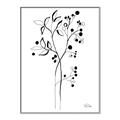 Picture of Branches Drawing _GroupedProduct_Rectangle_Portrait_Canvas_Framed_