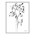 Picture of Branches Drawing _GroupedProduct_Rectangle_Portrait_Canvas_Framed_
