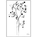 Picture of Branches Drawing _GroupedProduct_Rectangle_Portrait_Canvas_Framed_