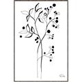 Picture of Branches Drawing _GroupedProduct_Rectangle_Portrait_Canvas_Framed_