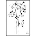 Picture of Branches Drawing _GroupedProduct_Rectangle_Portrait_Canvas_Framed_