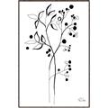 Picture of Branches Drawing _GroupedProduct_Rectangle_Portrait_Canvas_Framed_