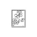 Picture of Leaves Drawing  _GroupedProduct_Rectangle_Portrait_Canvas_Framed_