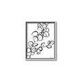 Picture of Leaves Drawing  _GroupedProduct_Rectangle_Portrait_Canvas_Framed_