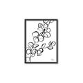 Picture of Leaves Drawing  _GroupedProduct_Rectangle_Portrait_Canvas_Framed_
