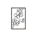Picture of Leaves Drawing  _GroupedProduct_Rectangle_Portrait_Canvas_Framed_